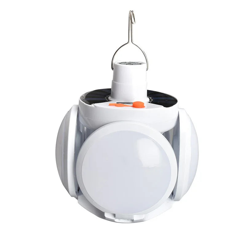 Lampă Solară LED Pliabilă 360° cu 5 Moduri de Iluminare